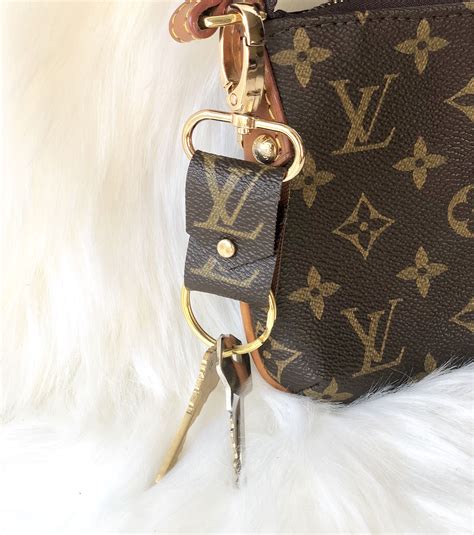 louis vuitton keychain wristlet|louis vuitton coin pouch keychain.